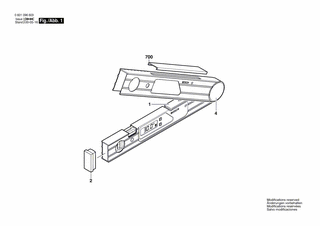 BOSCH Abschlussplatte | Ersatzteile für DWM 40 L | 1609203927
