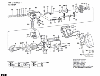 BOSCH Schalter | Ersatzteile für GBM 16-2 E | 1607200078
