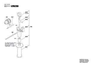BOSCH Verbindungsleitung L=360 MM WEISS | Ersatzteile f�r GBM 16-2 RE | 3604460027
