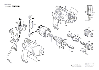 BOSCH Bürstenhalter | Ersatzteile für GBM 6 | 1604449002