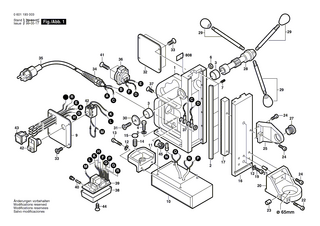 BOSCH Seitenhalter | Ersatzteile für GMB 32 | 3609201513