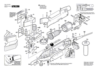 BOSCH Bandspannhebel | Ersatzteile für GVS 350 AE | 2601990901