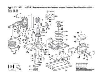 BOSCH Zylinderschraube DIN 84-BM4x40-8.8 | Ersatzteile für GSS 28 | 2910021138