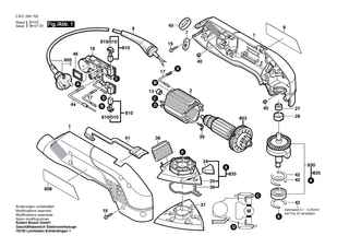 BOSCH Ausgleichscheibe 0,2 MM | Ersatzteile für GDA 280 E | 2600101088
