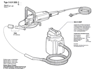 BOSCH Sechskantschraube M14x16x1,5 MM | Ersatzteile für Winkelschleifer | 2603450007