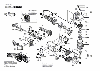 BOSCH Lagerflansch 180 MM | Ersatzteile fr GWS 2000-180 J | 1607000986