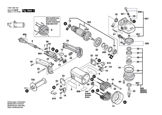 BOSCH Lagerflansch 230 MM | Ersatzteile fr GWS 21 U | 1607000985