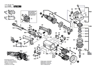 BOSCH Rillenkugellager | Ersatzteile für GWS 23-230 | 3600905134