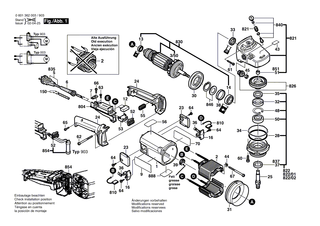 BOSCH Anker 220-230V | Ersatzteile fr GWS 23-230 | 1604011153