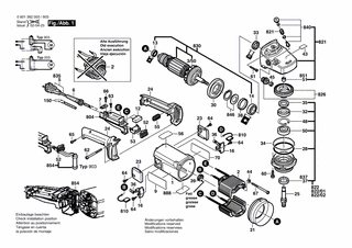 BOSCH Lagerflansch 230 MM | Ersatzteile fr GWS 23-230 | 1607000985