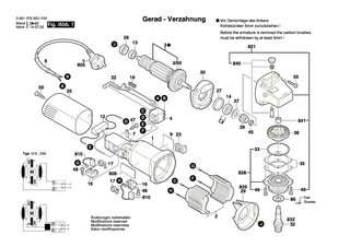 BOSCH Spezialschraube | Ersatzteile für EHS 6-115 | 2609110052