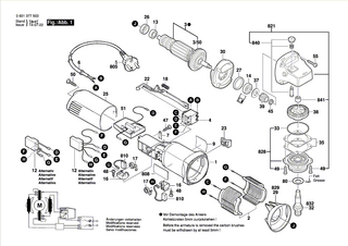 BOSCH Luftleitring | Ersatzteile für GWS 850 C | 1600591024