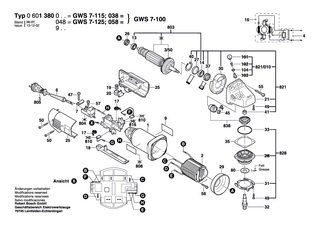 BOSCH Kugellager 7x19x6 | Ersatzteile für GWS 7-115 | 2600905032