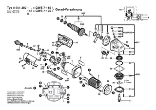BOSCH Kunststoffschneidschraube | Ersatzteile fr GWS 7-115 | 1603435044