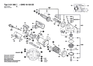 BOSCH Spannfeder | Ersatzteile für GWS 10-125 CE | 1601290007