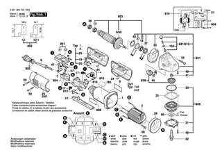 BOSCH Dichtscheibe | Ersatzteile für GWS 14-150 C | 3600150021