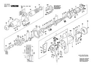 BOSCH Typschild 26x37 MM | Ersatzteile für GDS 18 E | 1601106036
