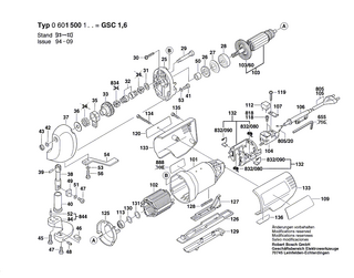 BOSCH Federring DIN 128-A4-FST | Ersatzteile für GSC 1,6 | 2916690003