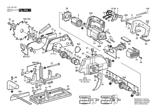 BOSCH Nadelbüchse | Ersatzteile für GKS 55 | 1600910019
