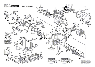 BOSCH Distanzbuchse | Ersatzteile für GKS 65 | 1600309012