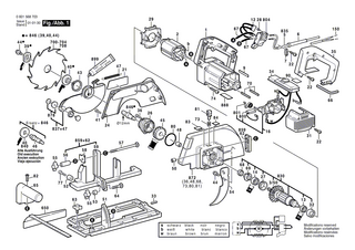 BOSCH Zwischenring | Ersatzteile für GKS 66 CE | 1600221003