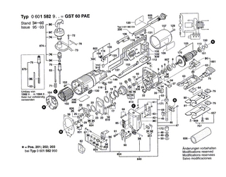 BOSCH Entstörfilter | Ersatzteile für GST 60 PAE | 2607329104