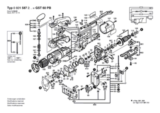 BOSCH Sicherungsring | Ersatzteile für GST 60 PB | 2600116009