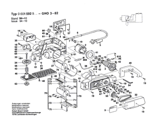BOSCH Hobelmesser | Ersatzteile für GHO 3-82 | 2608635341