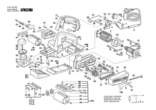 BOSCH Polschuh 230-240V | Ersatzteile für GHO 31-82 | 2604220480