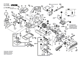BOSCH Federblech | Ersatzteile für GHO 36-82 C | 2601290016