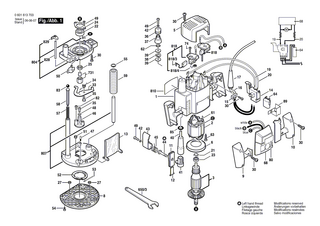 BOSCH Zylinderschraube | Ersatzteile für GOF 1300 ACE | 3603410504