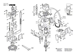 BOSCH Federscheibe | Ersatzteile für GOF 900 CE | 3916060500