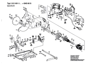 BOSCH Blechschraube DIN 7971-BZ4,2x25 | Ersatzteile für GKS 65 S | 2910211229