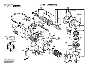 BOSCH Gummiring | Ersatzteile für GWS 7-115 | 1600206025