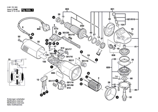 BOSCH Linsenschraube | Ersatzteile für GWS 9-125 | 1603415005