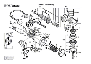 BOSCH Spannfeder | Ersatzteile für GWS 10-125 C | 1601290007