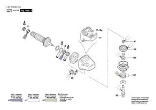 BOSCH Druckfeder | Ersatzteile f�r GBR 14 CA | 1619P09932