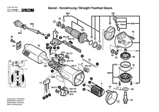 BOSCH Motorgehäuse BLAU | Ersatzteile für GWS 7-115 | 1605108213