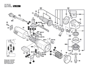 BOSCH Luftleitring | Ersatzteile für GWS 14-125C | 1600591025