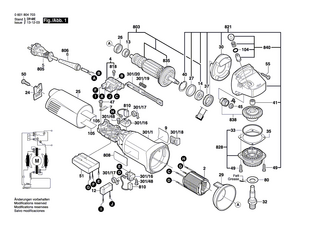 BOSCH Firmenschild | Ersatzteile für GWS 14-125C | 1601118A76