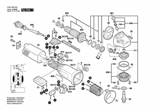 BOSCH Isolierplatte | Ersatzteile für GWS 14-125CE | 1601008005
