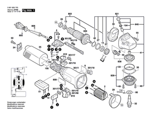 BOSCH Gewindefurchschraube | Ersatzteile für GWS 14-125CE | 1603435026