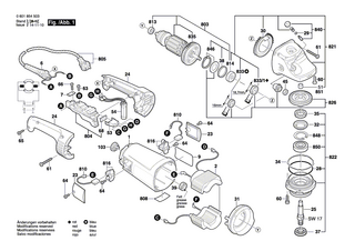 BOSCH Druckknopf | Ersatzteile für GWS 24-230 JH | 1607000354