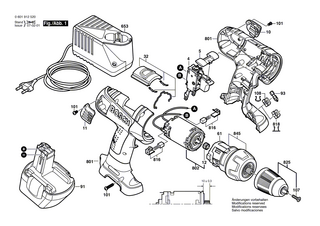 BOSCH Gleichstrommotor 12V | Ersatzteile für GSR 12 VE-2 | 2607022863