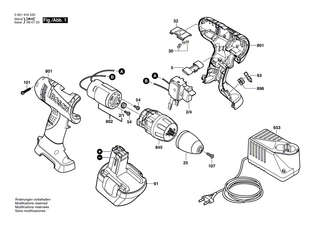 BOSCH Schnellspannbohrfutter | Ersatzteile für GSR 12 V | 2608572214