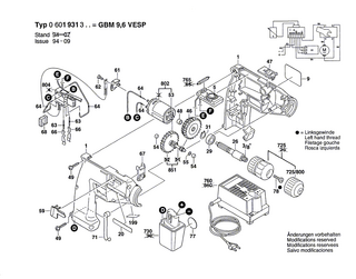 BOSCH Schnell-Lader EU 230/7,2-14,4V, 30 MIN. | Ersatzteile für GBM 9,6V VESP | 2607224701