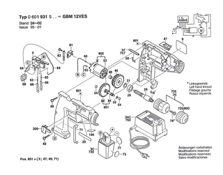 BOSCH Schnell-Lader EU 230/7,2-14,4V, 30 MIN. | Ersatzteile für GBM 12 VES | 2607224701