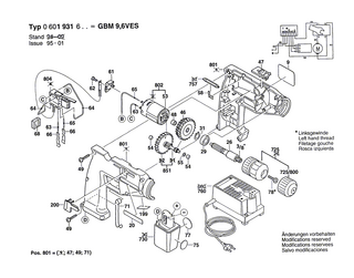 BOSCH Schnell-Lader EU 230/7,2-14,4V, 30 MIN. | Ersatzteile für GBM 9,6 VES | 2607224701