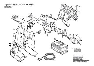 BOSCH Sinterbuchse | Ersatzteile für GBM 9,6 VES-1 | 2600302002