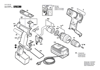 BOSCH Schnell-Lader EU 230/7,2-14,4V, 30 MIN. | Ersatzteile für GSR 14,4 VES-2 | 2607224701